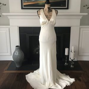 Silk Nicole Miller Gown.